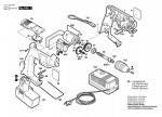 Bosch 0 601 938 520 Gbm 12 Ves-2 Cordless Drill 12 V / Eu Spare Parts